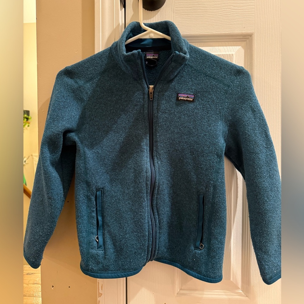Patagonia Teal Full-Zip Fleece Jacket